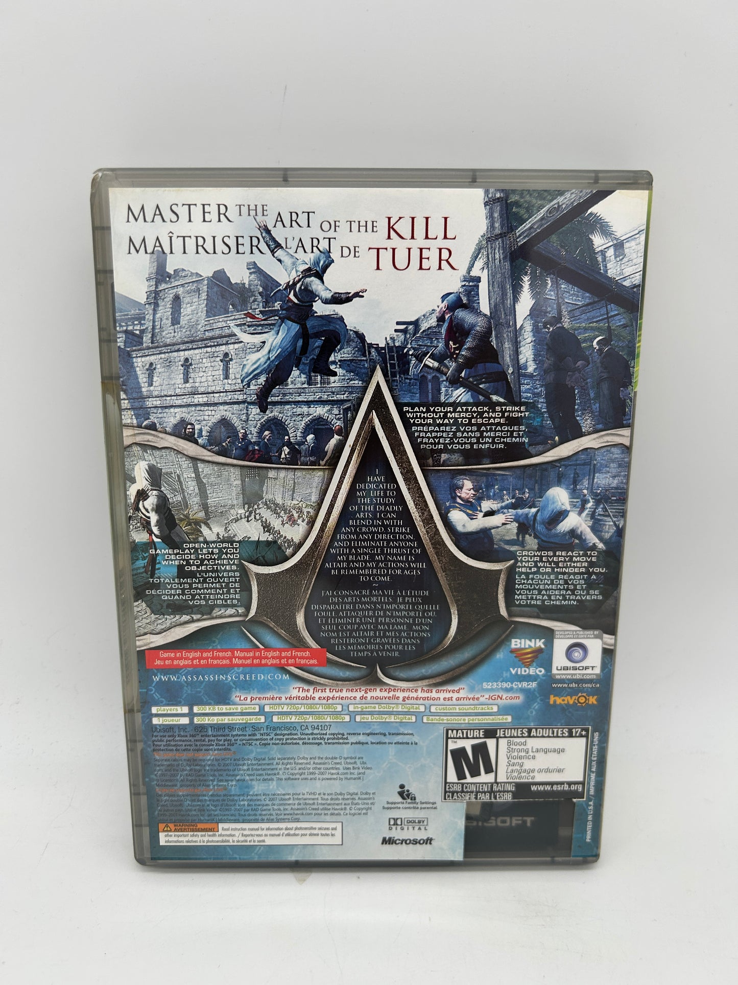 Microsoft XBOX 360 | ASSASSiNS CREED | PLATiNUM HiTS