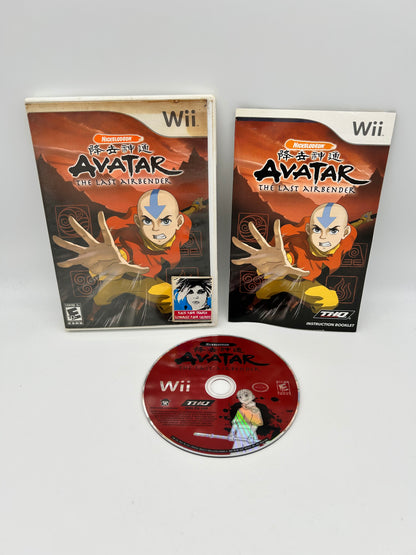 PiXEL-RETRO.COM : NINTENDO WII COMPLET CIB BOX MANUAL GAME NTSC AVATAR THE LAST AIRBENDER INTO THE INFERNO