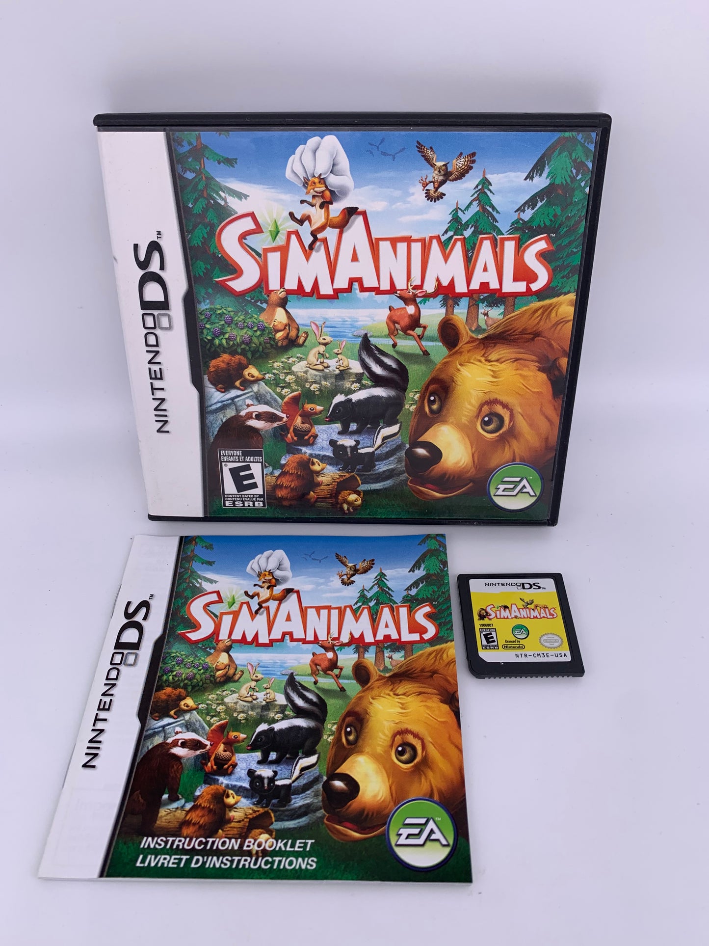 PiXEL-RETRO.COM : NINTENDO DS (DS) COMPLETE CIB BOX MANUAL GAME NTSC SIM ANIMALS SIMANIMALS