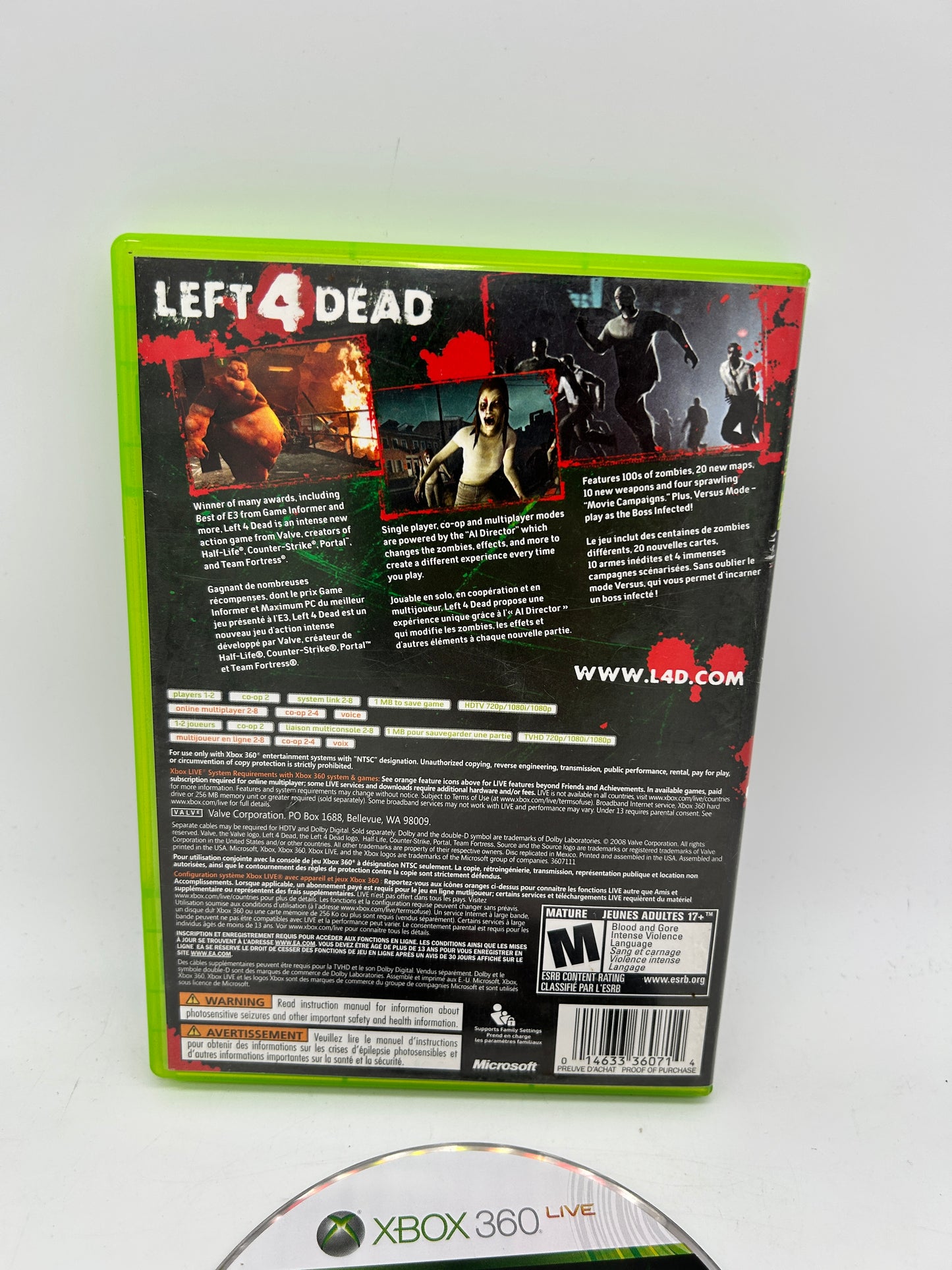 Microsoft XBOX 360 | LEFT 4 DEAD