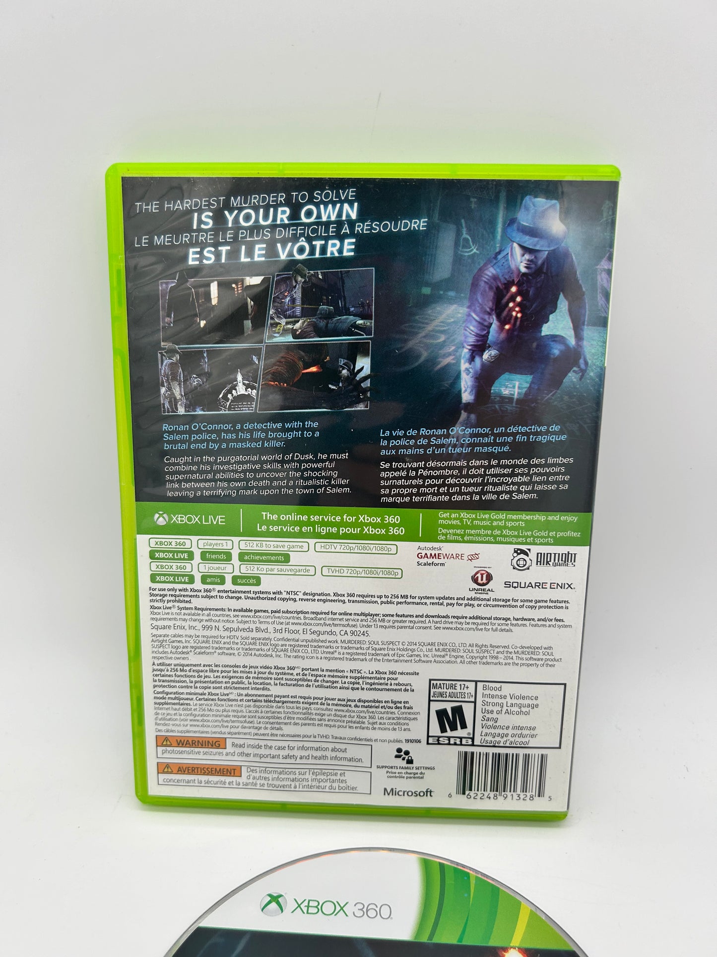 MiCROSOFT XBOX 360 | MURDERED SOUL SUSPECT