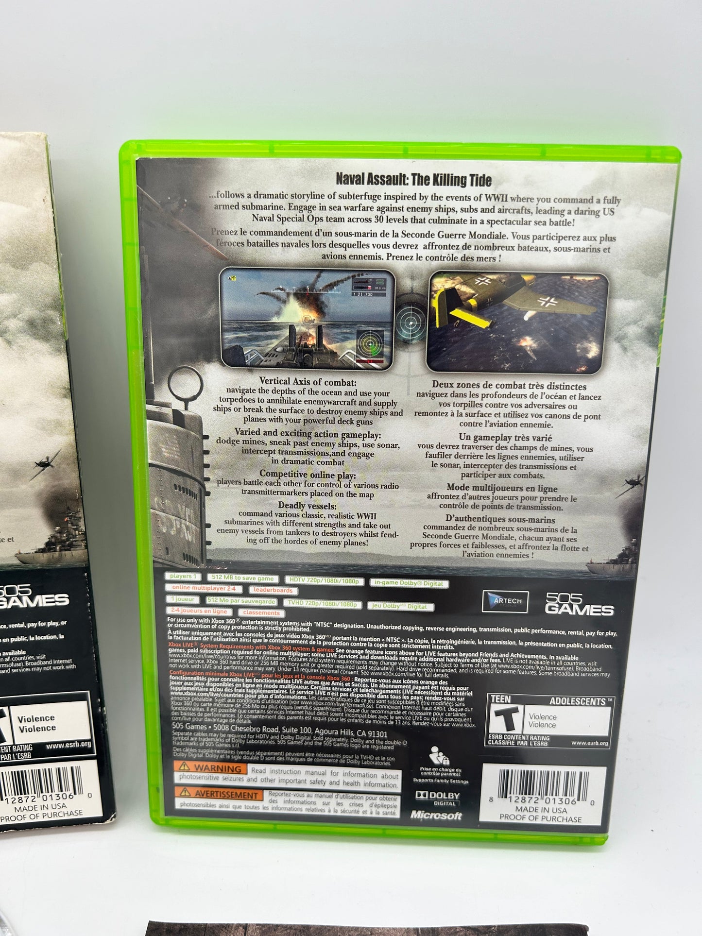 Microsoft XBOX 360 | NAVAL ASSAULT THE KiLLiNG TiDE