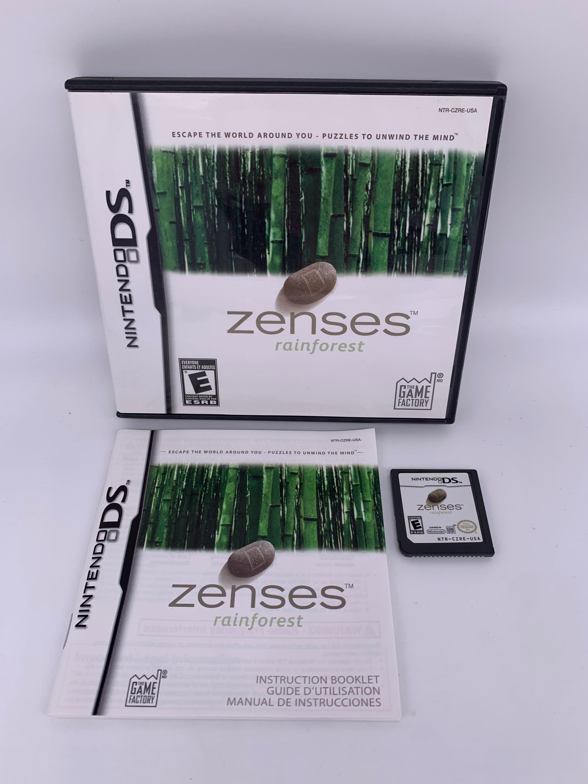 PiXEL-RETRO.COM : NINTENDO DS (DS) COMPLETE CIB BOX MANUAL GAME NTSC ZENSES RAINFOREST