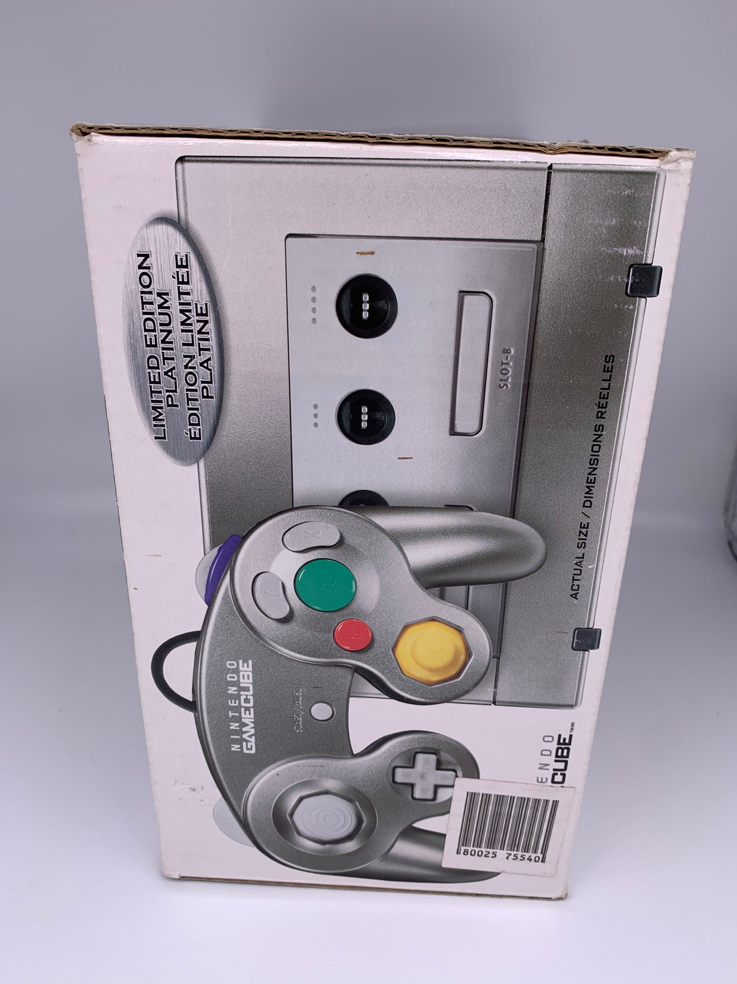 NiNTENDO GAMECUBE [NGC] CONSOLE | MODEL ARGENT SiLVER DOL-001 USA | LiMiTED EDiTiON PLATiNUM