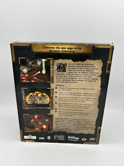 PC ORDiNATEUR | BALDERS GATE II THRONE OF BHAAL | BiG BOX