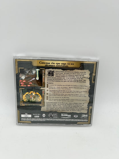 PC ORDiNATEUR | BALDERS GATE II THRONE OF BHAAL | BiG BOX