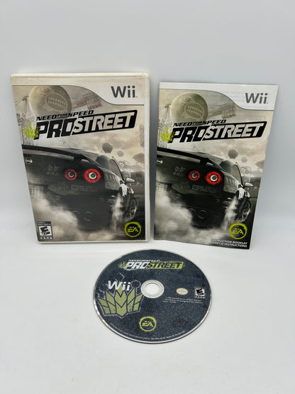 PiXEL-RETRO.COM : NINTENDO WII NEED FOR SPEED PROSTREET COMPLETE GAME BOX MANUAL NTSC 