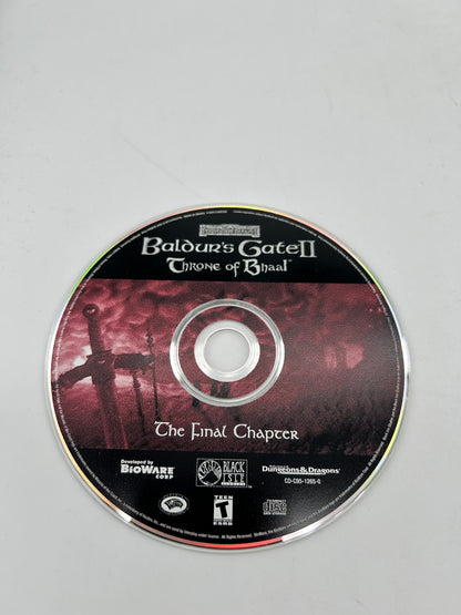 PC ORDiNATEUR | BALDERS GATE II THRONE OF BHAAL | BiG BOX