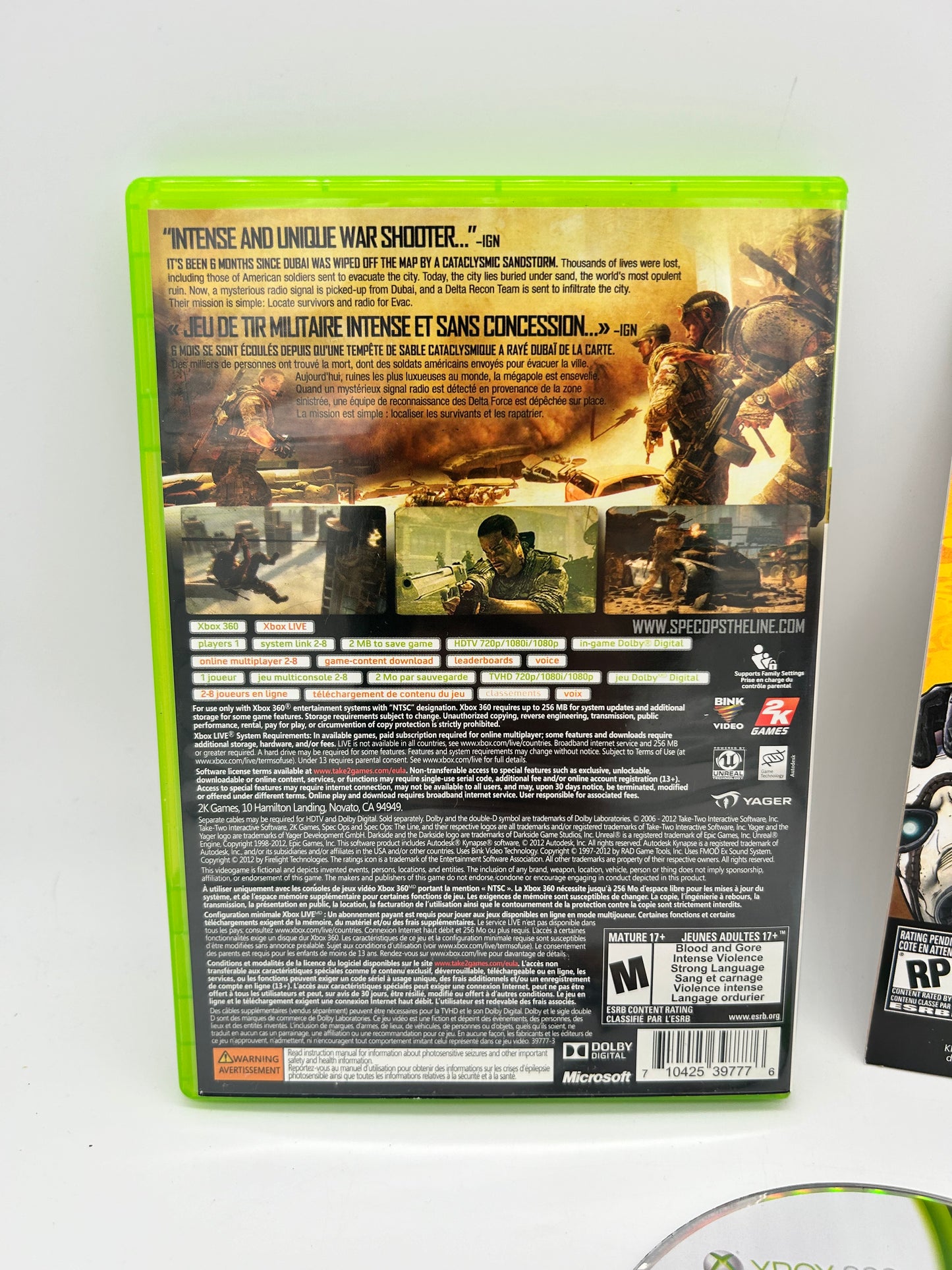 MiCROSOFT XBOX 360 | SPEC OPS THE LiNE | PREMiUM EDiTiON