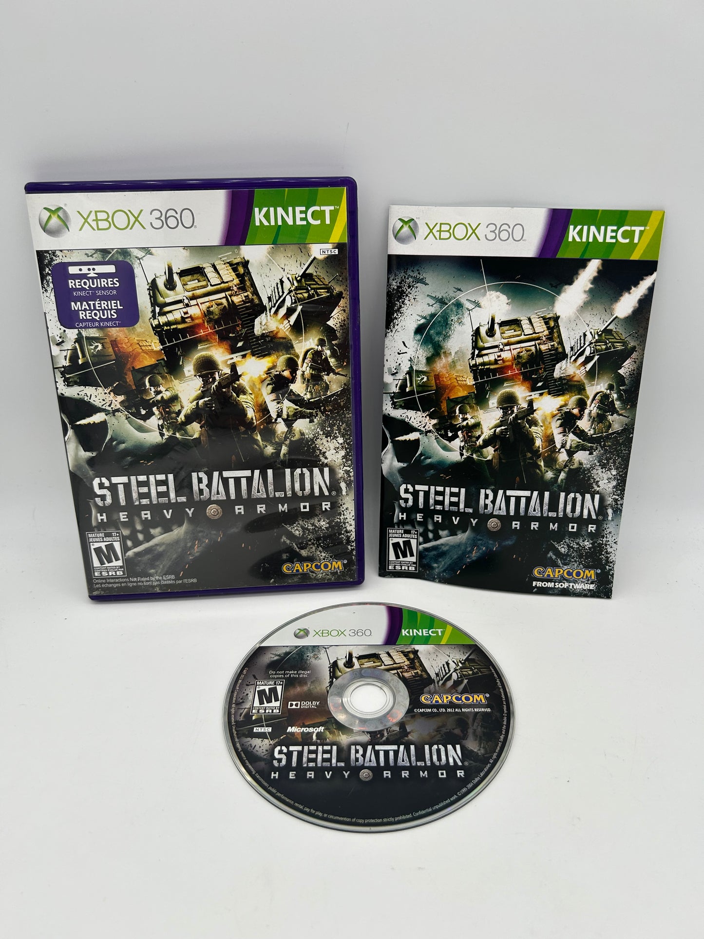 PiXEL-RETRO.COM : MICROSOFT XBOX 360 COMPLETE CIB BOX MANUAL GAME NTSC STEEL BATTALION HEAVY ARMOR