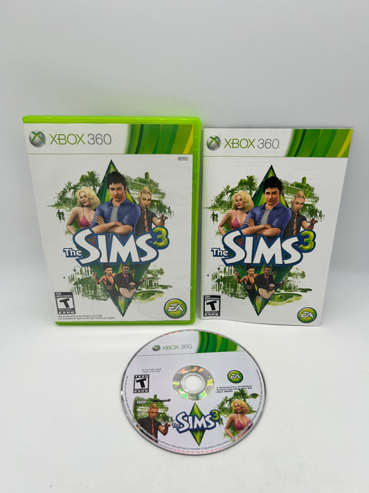 PiXEL-RETRO.COM : MICROSOFT XBOX 360 COMPLETE CIB BOX MANUAL GAME NTSC THE SIMS 3