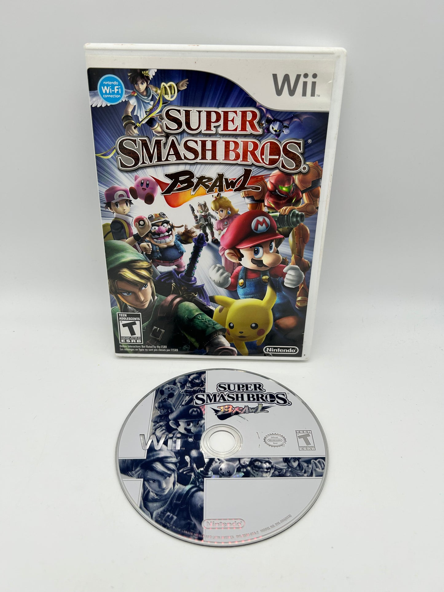 PiXEL-RETRO.COM : NINTENDO WII COMPLET CIB BOX MANUAL GAME NTSC SUPER SMASH BROS BRAWL