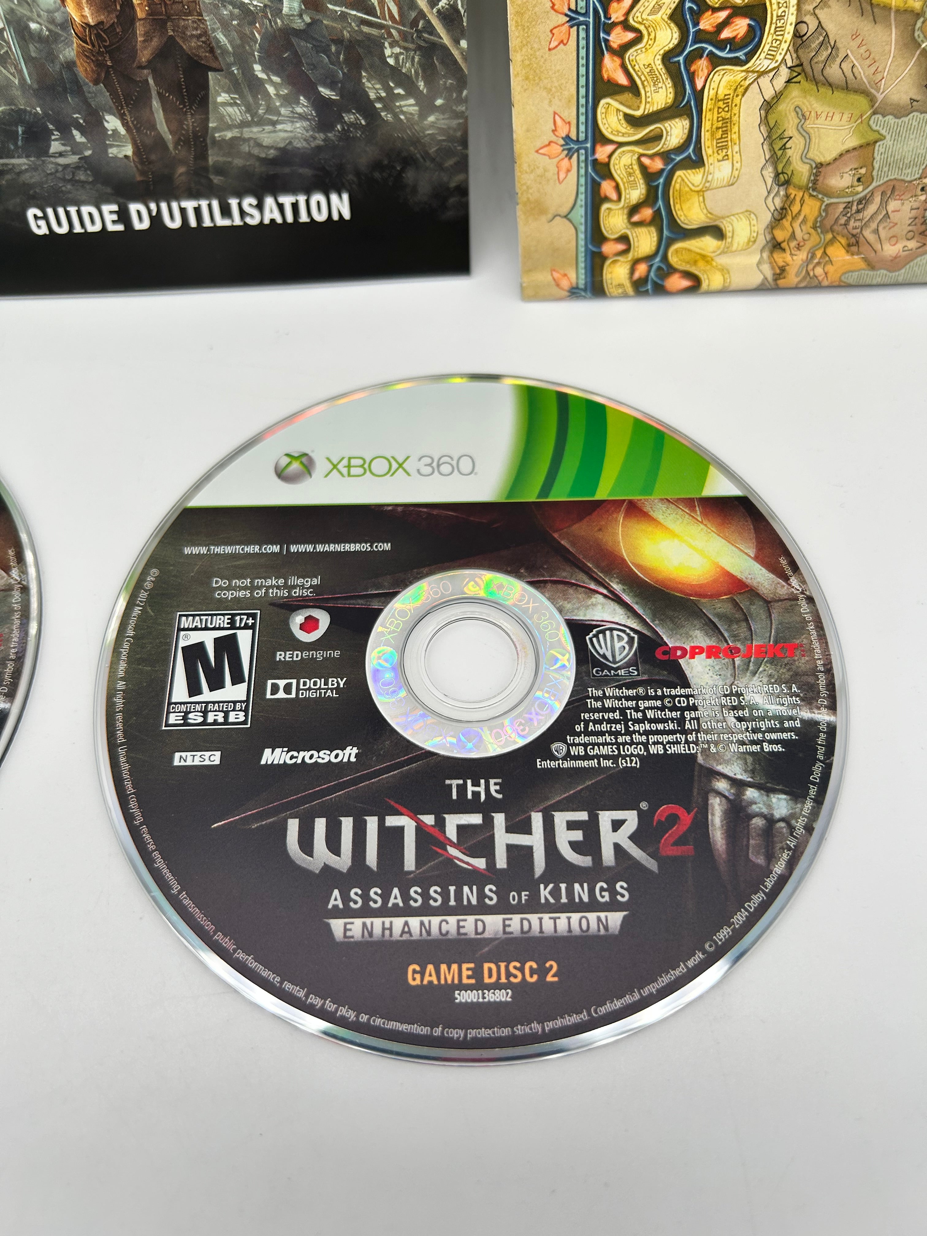 Witcher 2 Assassins of outlet Kings Silver Box Edition for Xbox 360