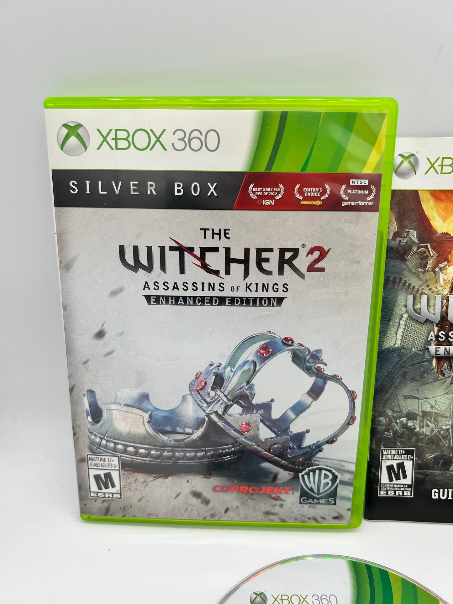 Microsoft XBOX 360 | THE WITCHER 2 ASSASSiNS OF KiNGS | SILVER BOX ENHANCED EDiTiON