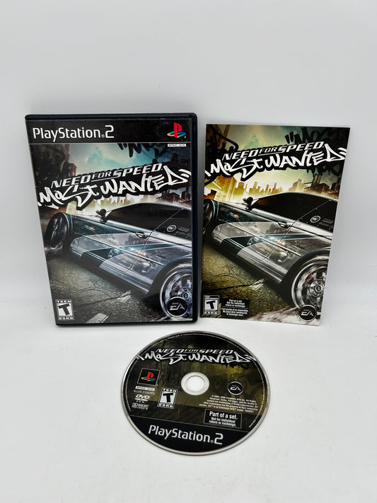 PiXEL-RETRO.COM : SONY PLAYSTATION 2 (PS2) COMPLET CIB BOX MANUAL GAME NTSC NEED FOR SPEED MOST WANTED