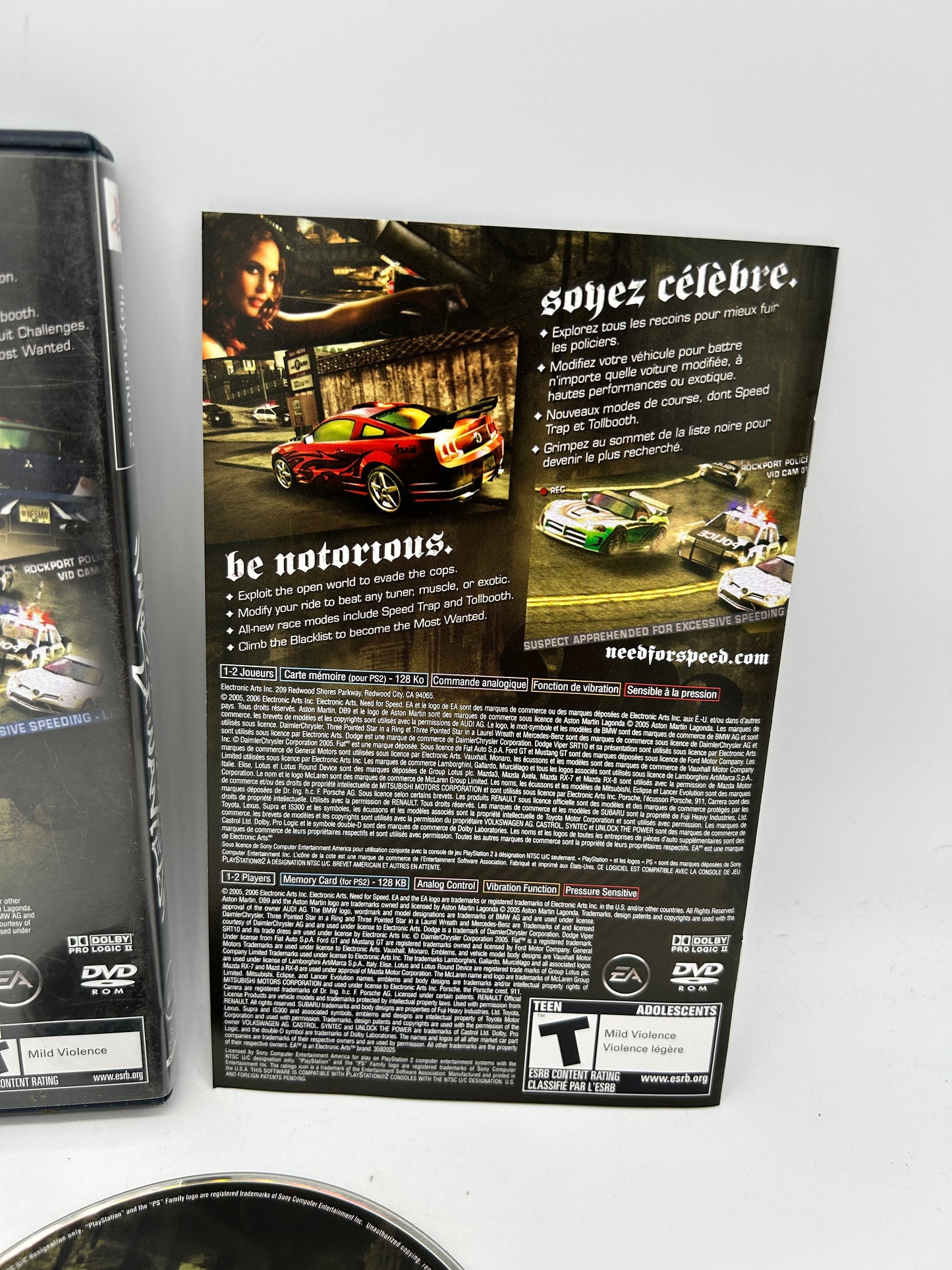 SONY PLAYSTATiON 2 [PS2] | NEED FOR SPEED MOST WANTED