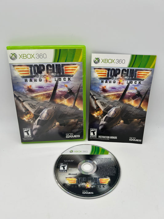 PiXEL-RETRO.COM : MICROSOFT XBOX 360 COMPLETE CIB BOX MANUAL GAME NTSC TOP GUN HARDLOCK