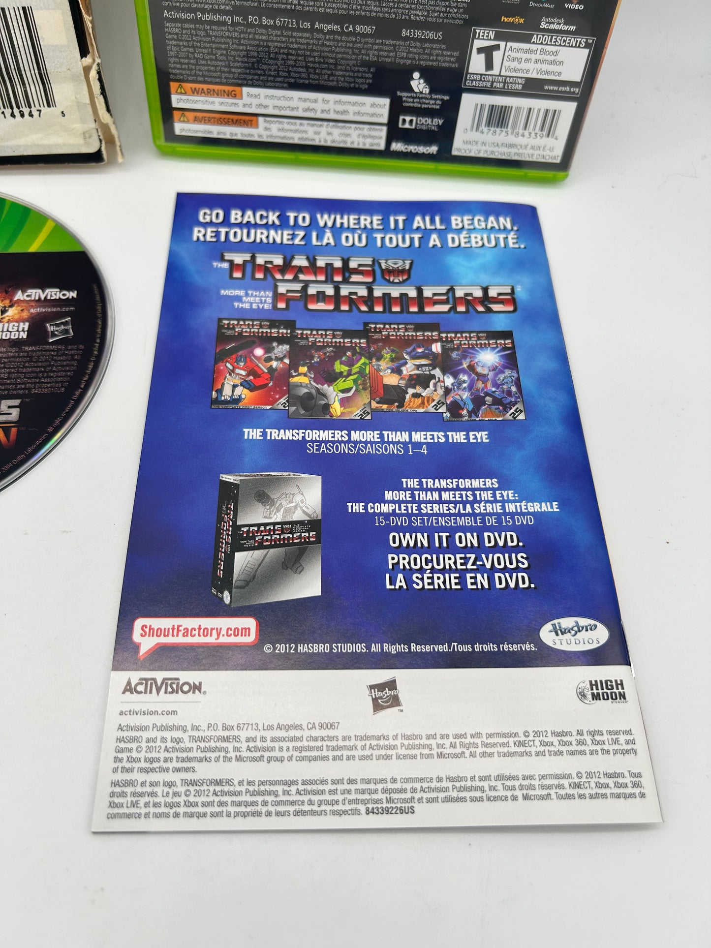 MiCROSOFT XBOX 360 | TRANSFORMERS FALL OF CYBERTRON