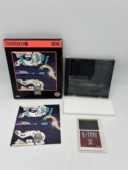 PiXEL-RETRO.COM : TURBOGRAFX16 COMPLETE IN BOX MANUAL GAME NTSC R-TYPE