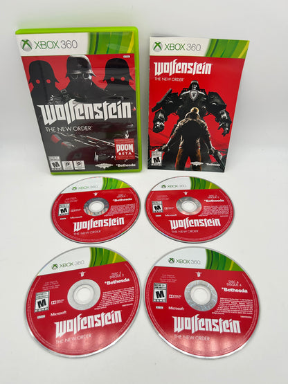 PiXEL-RETRO.COM : MICROSOFT XBOX 360 COMPLETE CIB BOX MANUAL GAME NTSC WOLFENSTEIN THE NEW ORDER