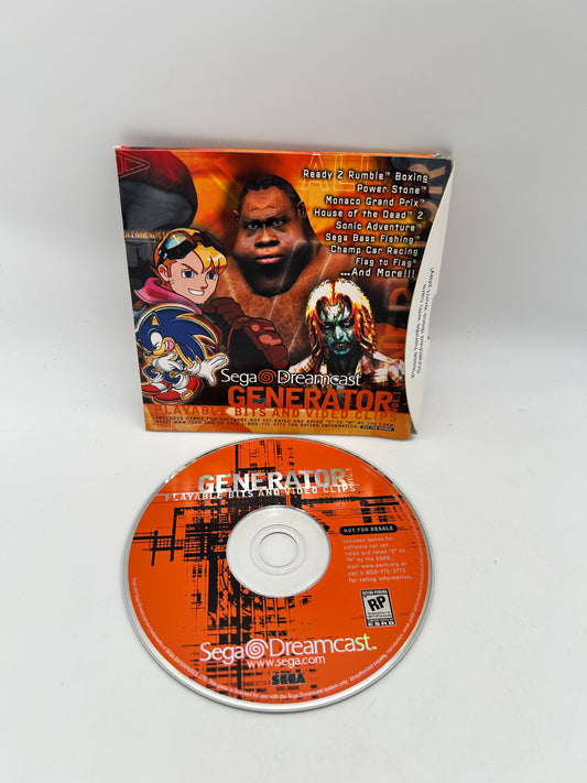 PiXEL-RETRO.COM : SEGA DREAMCAST COMPLETE (CIB) GAME BOX INSTRUCTION MANUAL NTSC GENERATOR DEMOS MAGAZINE VOLUME 1