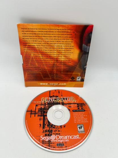 SEGA DREAMCAST | GENERATOR DEMOS MAGAZiNE VOL 1 | NOT FOR RESALE