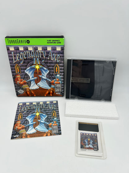 PiXEL-RETRO.COM : TURBOGRAFX16 COMPLETE IN BOX MANUAL GAME NTSC LEGENDARY AXE II