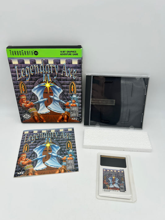 PiXEL-RETRO.COM : TURBOGRAFX16 COMPLETE IN BOX MANUAL GAME NTSC LEGENDARY AXE II