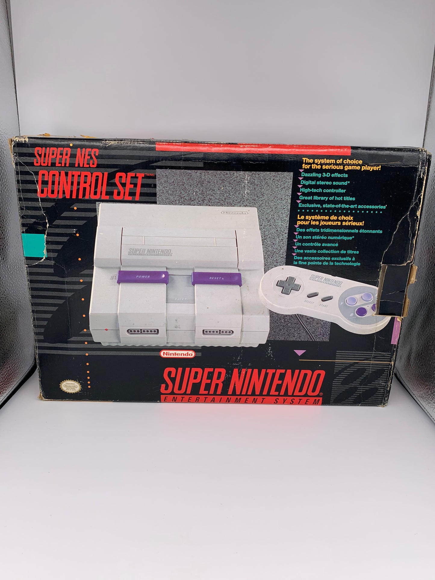 SUPER NiNTENDO [SNES] CONSOLE | MODEL SUPER NES CONTROL DECK SET SNS-001