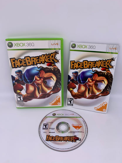 PiXEL-RETRO.COM : MICROSOFT XBOX 360 COMPLETE CIB BOX MANUAL GAME NTSC FACEBREAKER