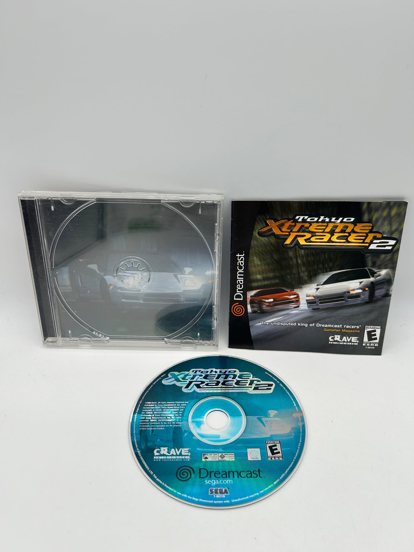PiXEL-RETRO.COM : SEGA DREAMCAST COMPLETE (CIB) GAME BOX INSTRUCTION MANUAL NTSC TOKYO XTREME RACER 2