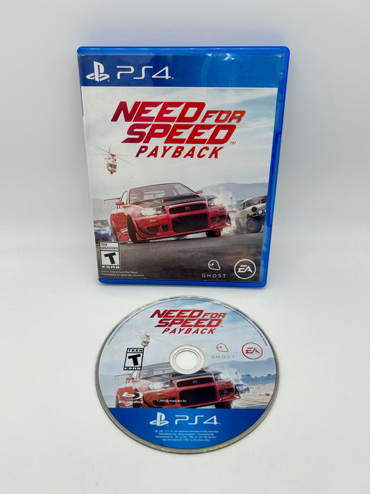 PiXEL-RETRO.COM : SONY PLAYSTATION 4 (PS4) COMPLETE CIB BOX MANUAL GAME NTSC NEED FOR SPEED PAYBACK