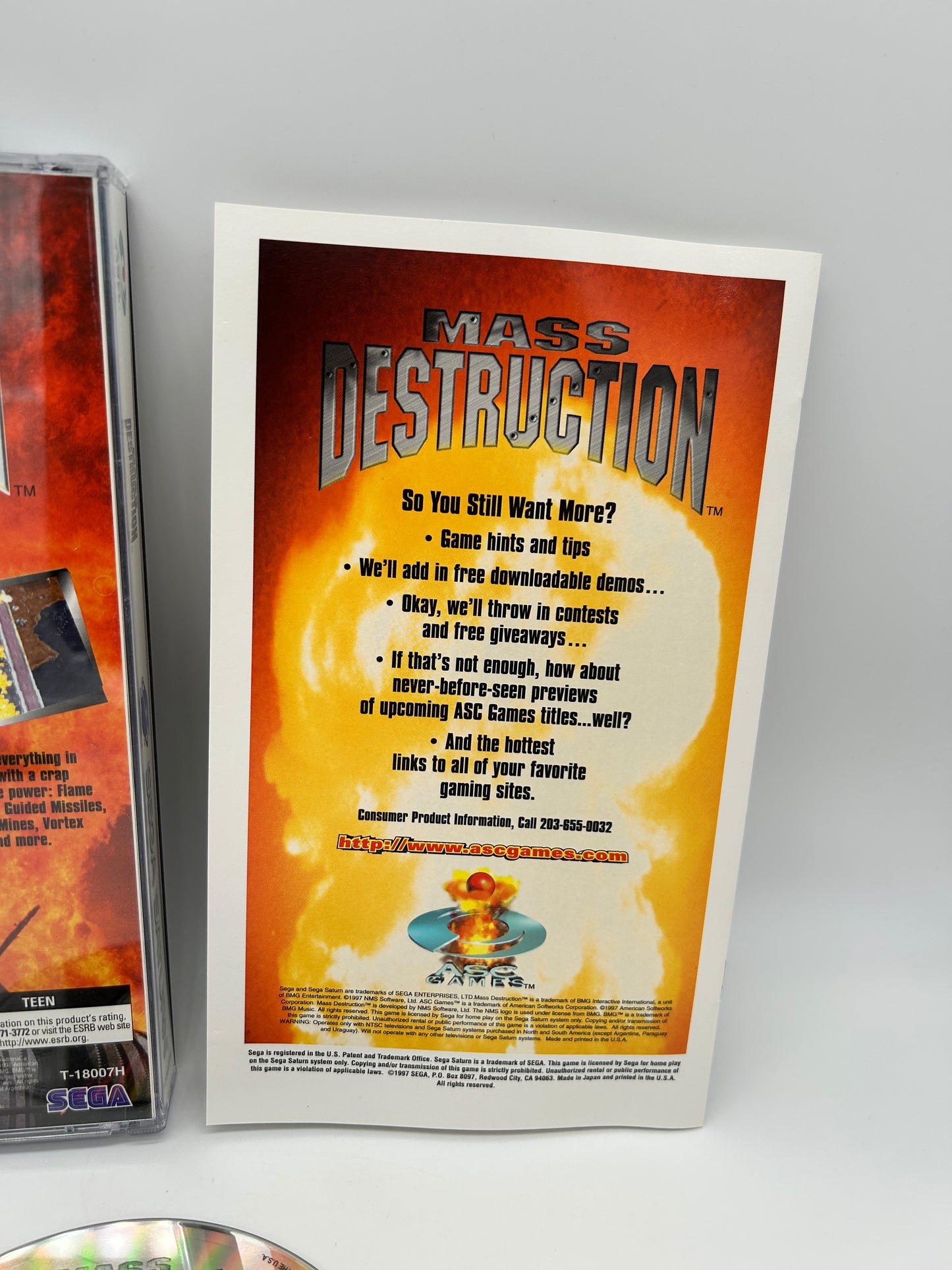 SEGA SATURN | MASS DESTRUCTION