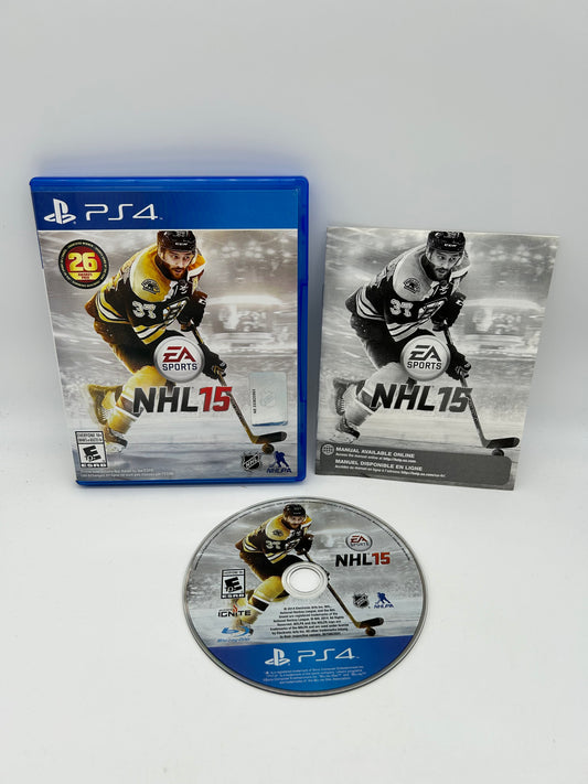 PiXEL-RETRO.COM : SONY PLAYSTATION 4 (PS4) COMPLETE CIB BOX MANUAL GAME NTSC NHL 15