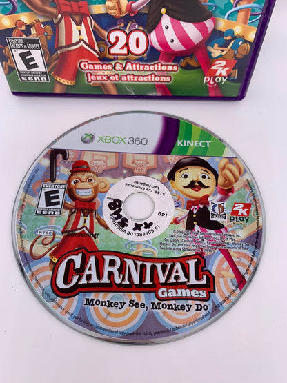 MiCROSOFT XBOX 360 | CARNiVAL GAMES MONKEY SEE MONKEY DO