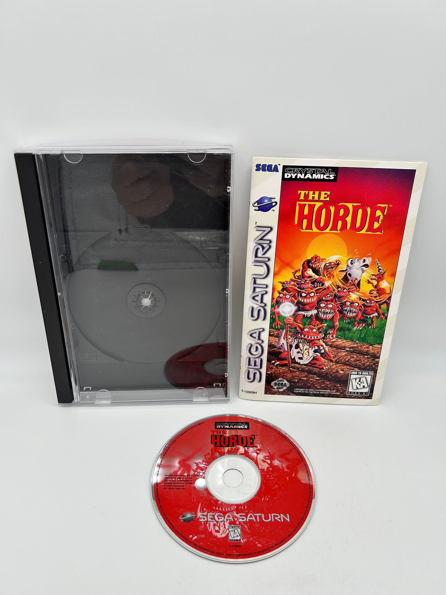 PiXEL-RETRO.COM : SEGA SATURN COMPLETE (CIB) GAME BOX INSTRUCTION MANUAL NTSC THE HORDE