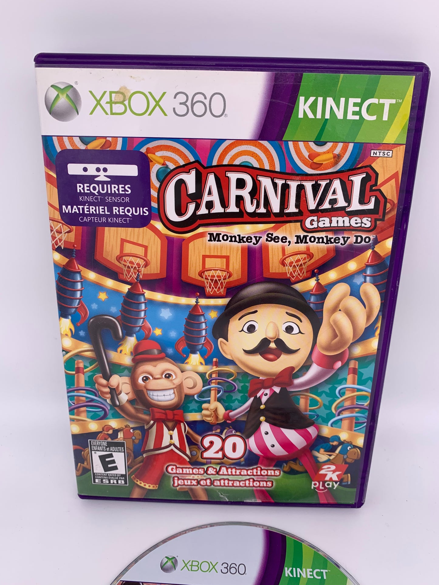 MiCROSOFT XBOX 360 | CARNiVAL GAMES MONKEY SEE MONKEY DO