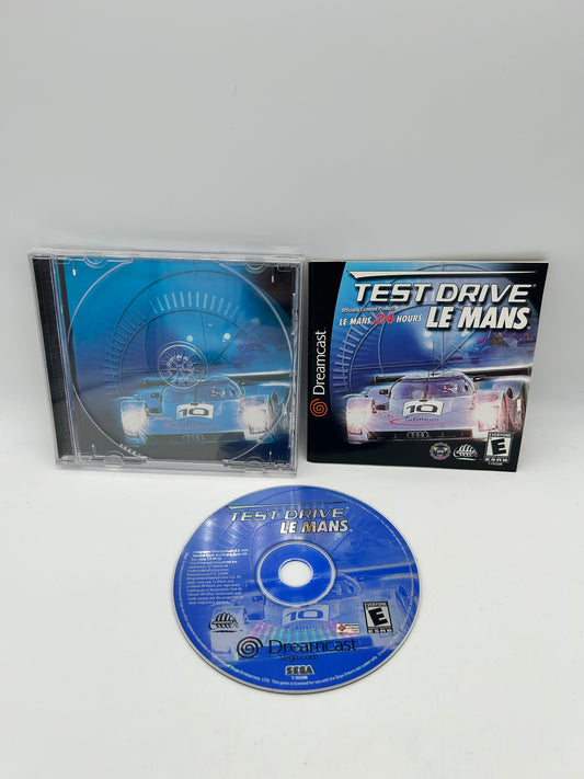 PiXEL-RETRO.COM : SEGA DREAMCAST COMPLETE (CIB) GAME BOX INSTRUCTION MANUAL NTSC TEST DRIVE LE MANS