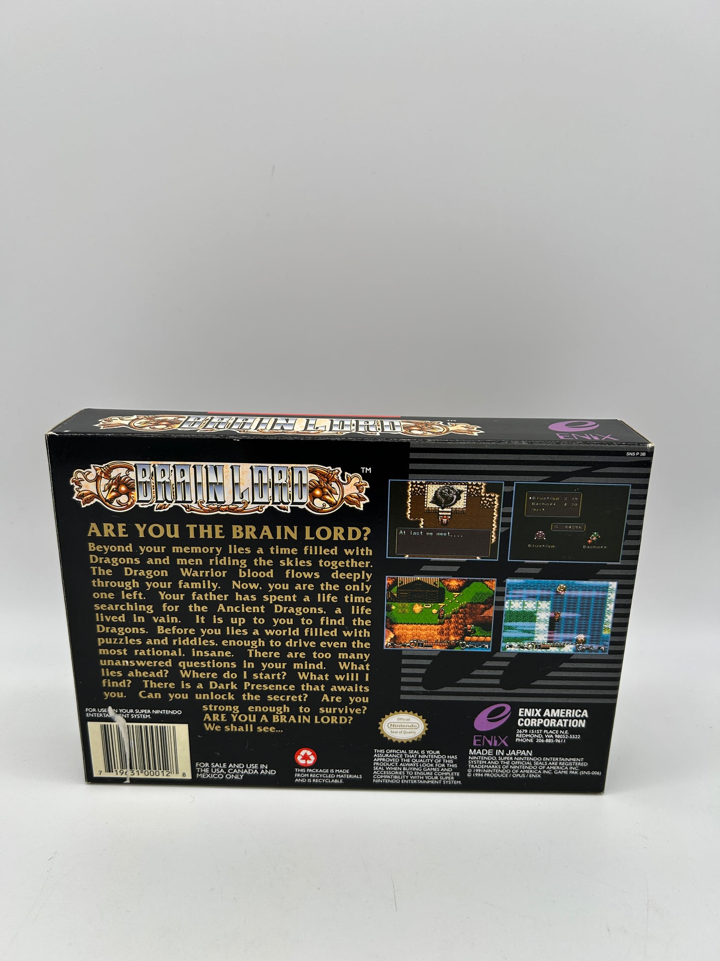 SUPER NiNTENDO [SNES] | BRAIN LORD