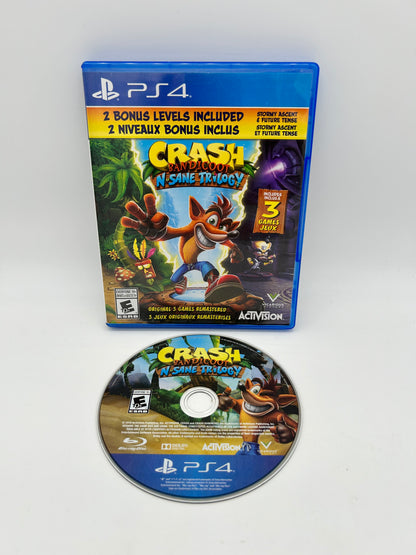 PiXEL-RETRO.COM : SONY PLAYSTATION 4 (PS4) COMPLETE CIB BOX MANUAL GAME NTSC CRASH BANDiCOOT N-SANE TRiLOGY