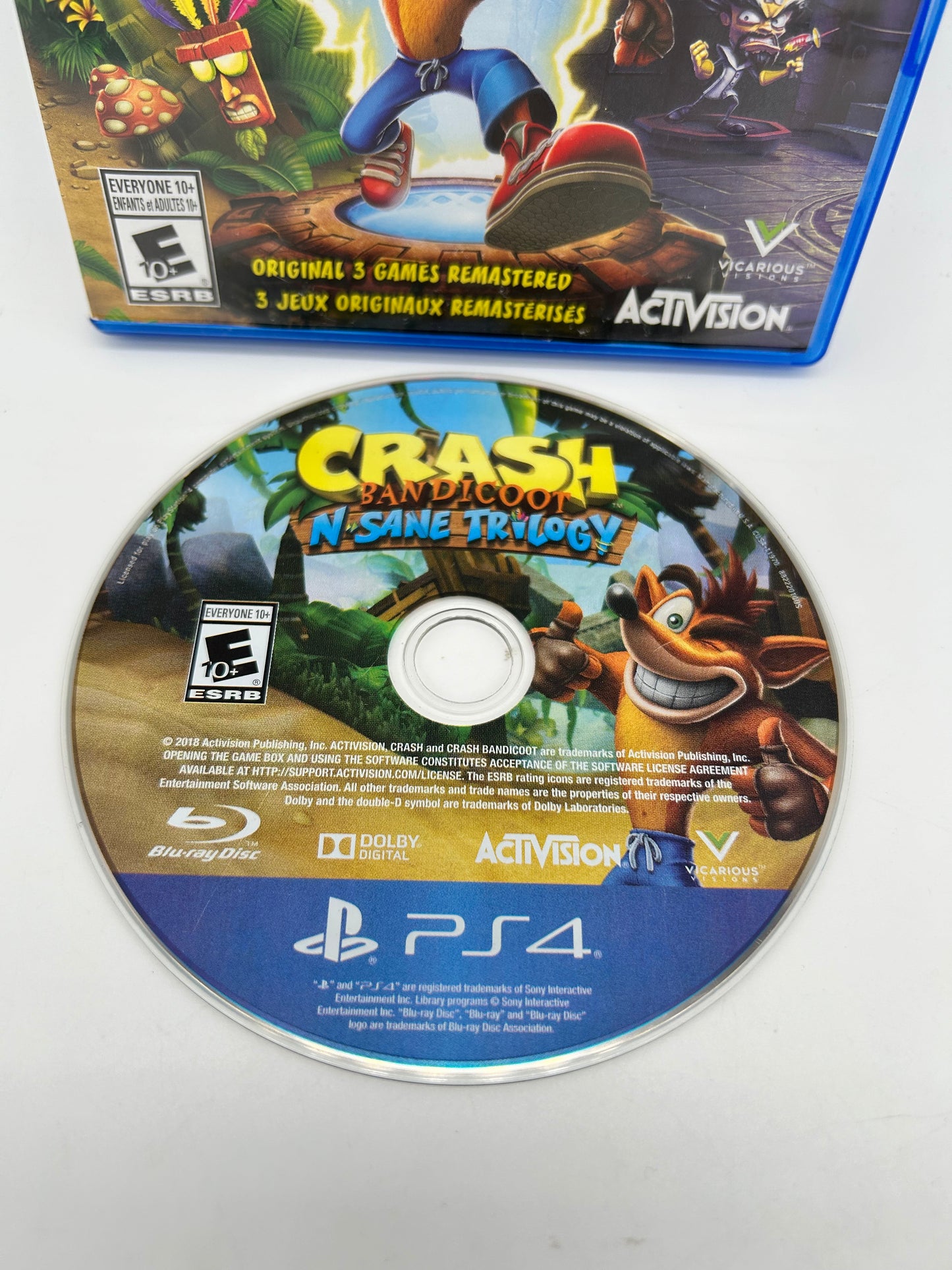 SONY PLAYSTATiON 4 [PS4] | CRASH BANDiCOOT N-SANE TRiLOGY