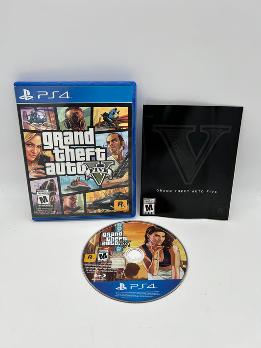 PiXEL-RETRO.COM : SONY PLAYSTATION 4 (PS4) COMPLETE CIB BOX MANUAL GAME NTSC GRAND THEFT AUTO V 5 FIVE 