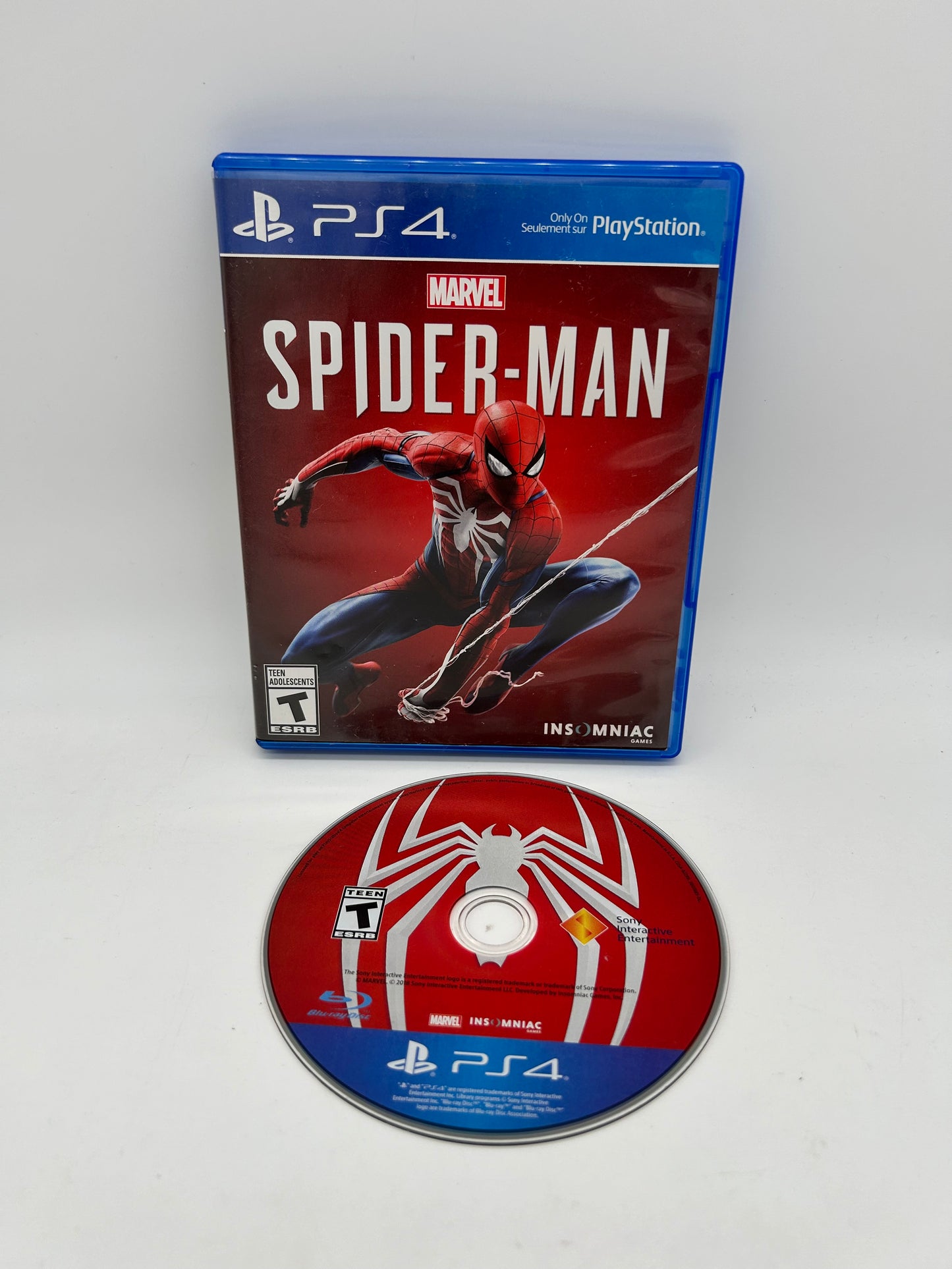 PiXEL-RETRO.COM : SONY PLAYSTATION 4 (PS4) COMPLETE CIB BOX MANUAL GAME NTSC MARVEL SPIDER-MAN