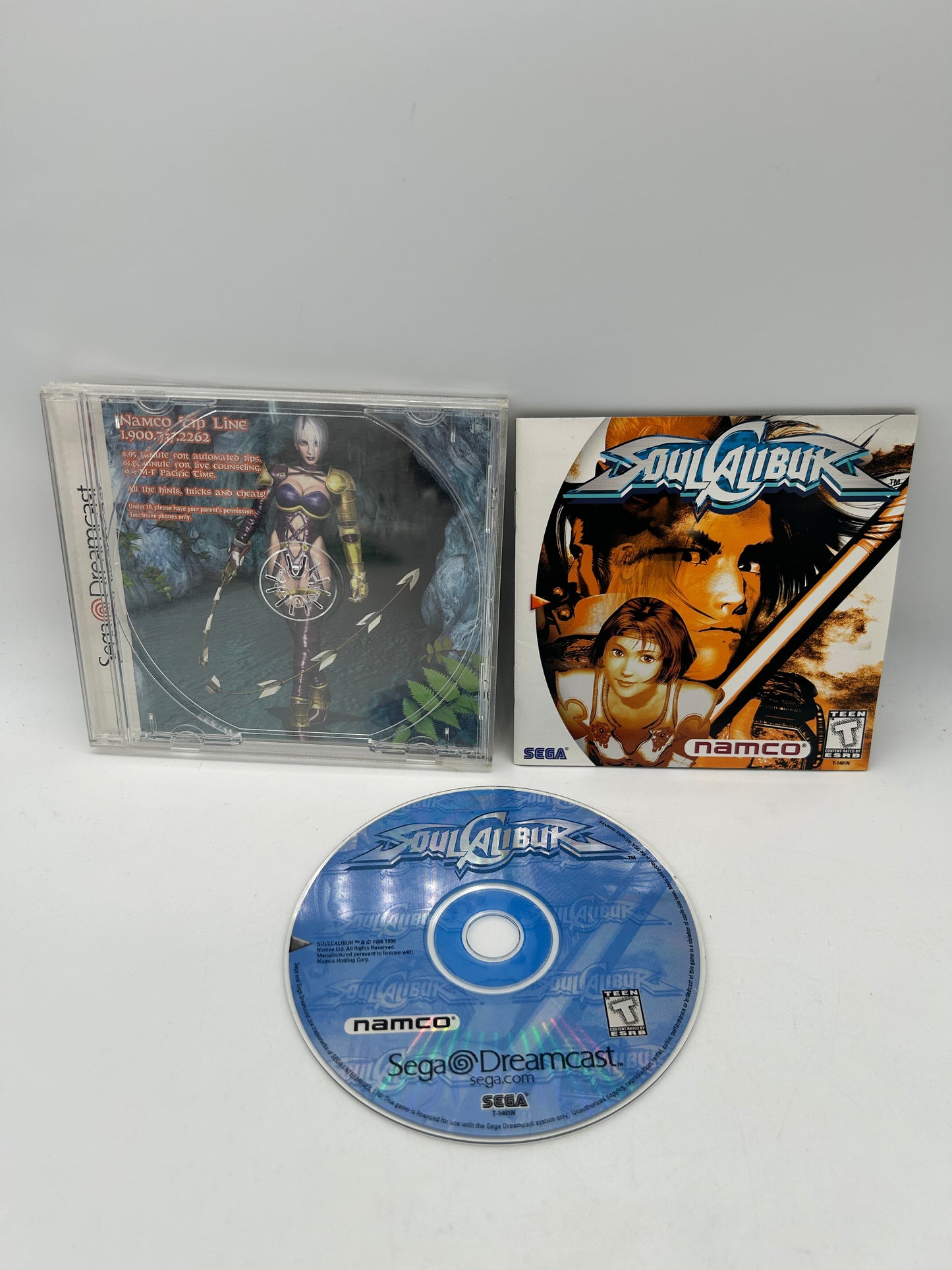 PiXEL-RETRO.COM : SEGA DREAMCAST COMPLETE (CIB) GAME BOX INSTRUCTION MANUAL NTSC SOUL CALIBUR