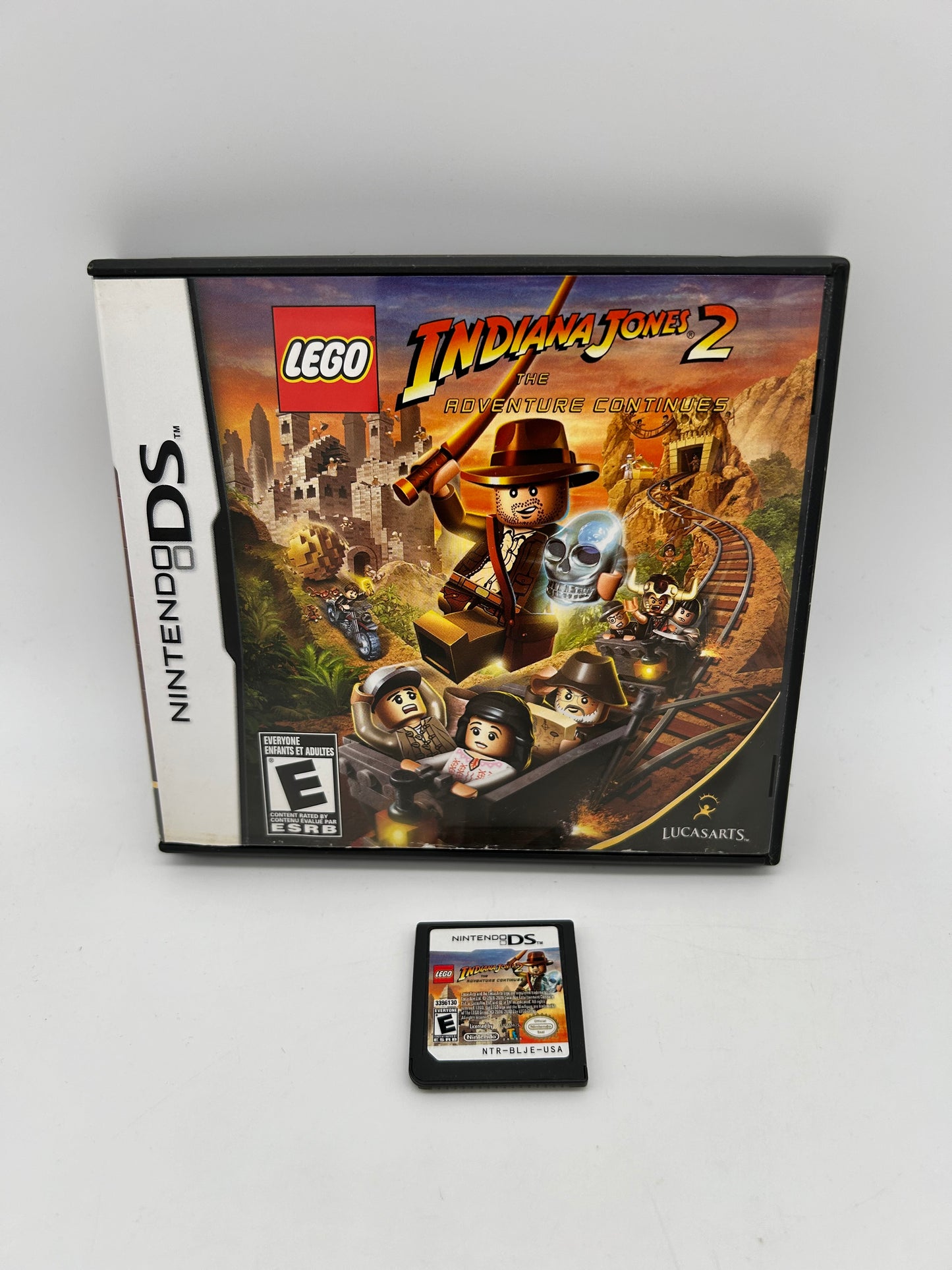 PiXEL-RETRO.COM : NINTENDO DS (DS) COMPLETE CIB BOX MANUAL GAME NTSC LEGO INDIANA JONES 2 THE ADVENTURE CONTINUES