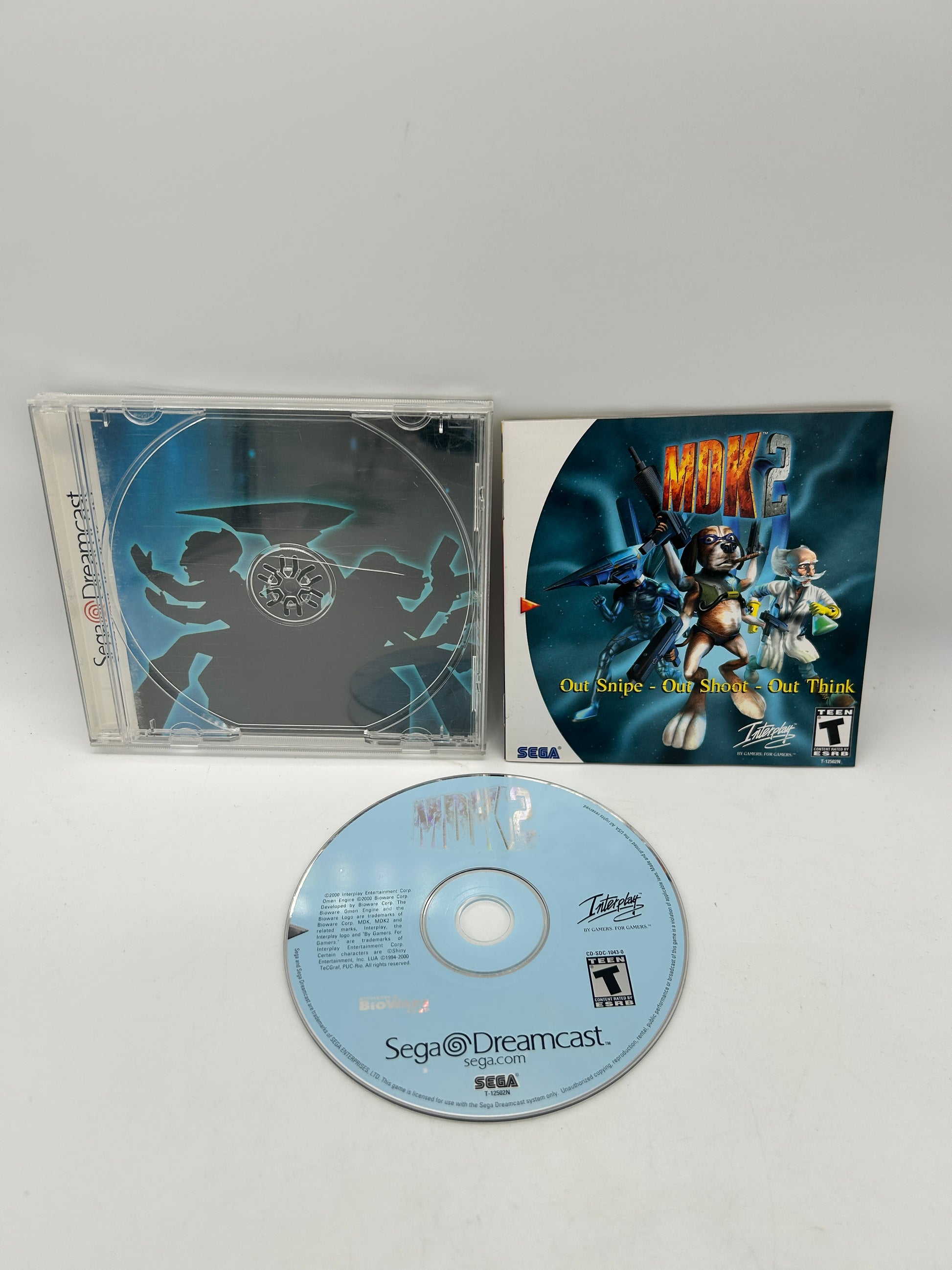 PiXEL-RETRO.COM : SEGA DREAMCAST COMPLETE (CIB) GAME BOX INSTRUCTION MANUAL NTSC MDK 2
