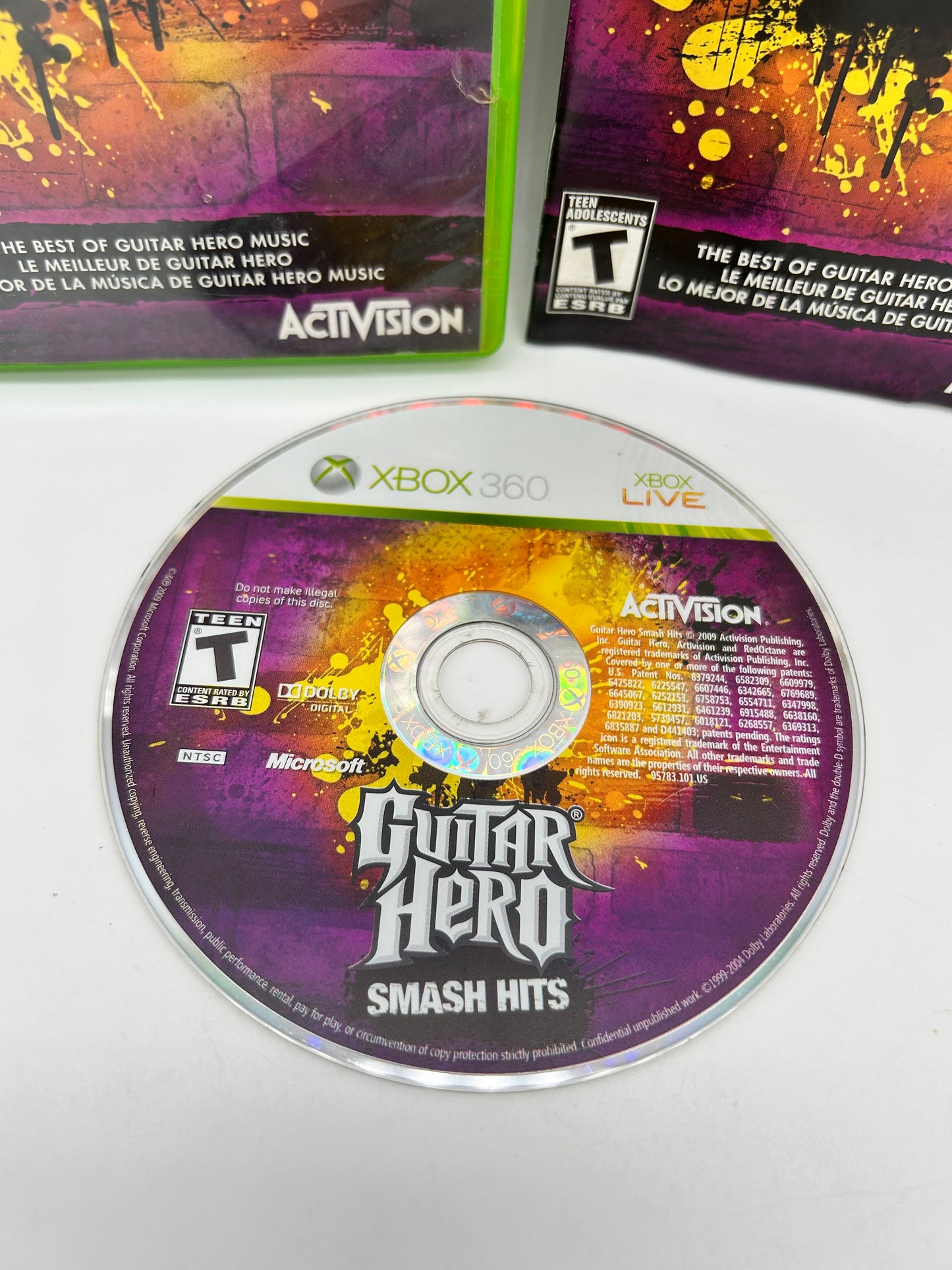 MiCROSOFT XBOX 360 | GUiTAR HERO SMASH HiTS