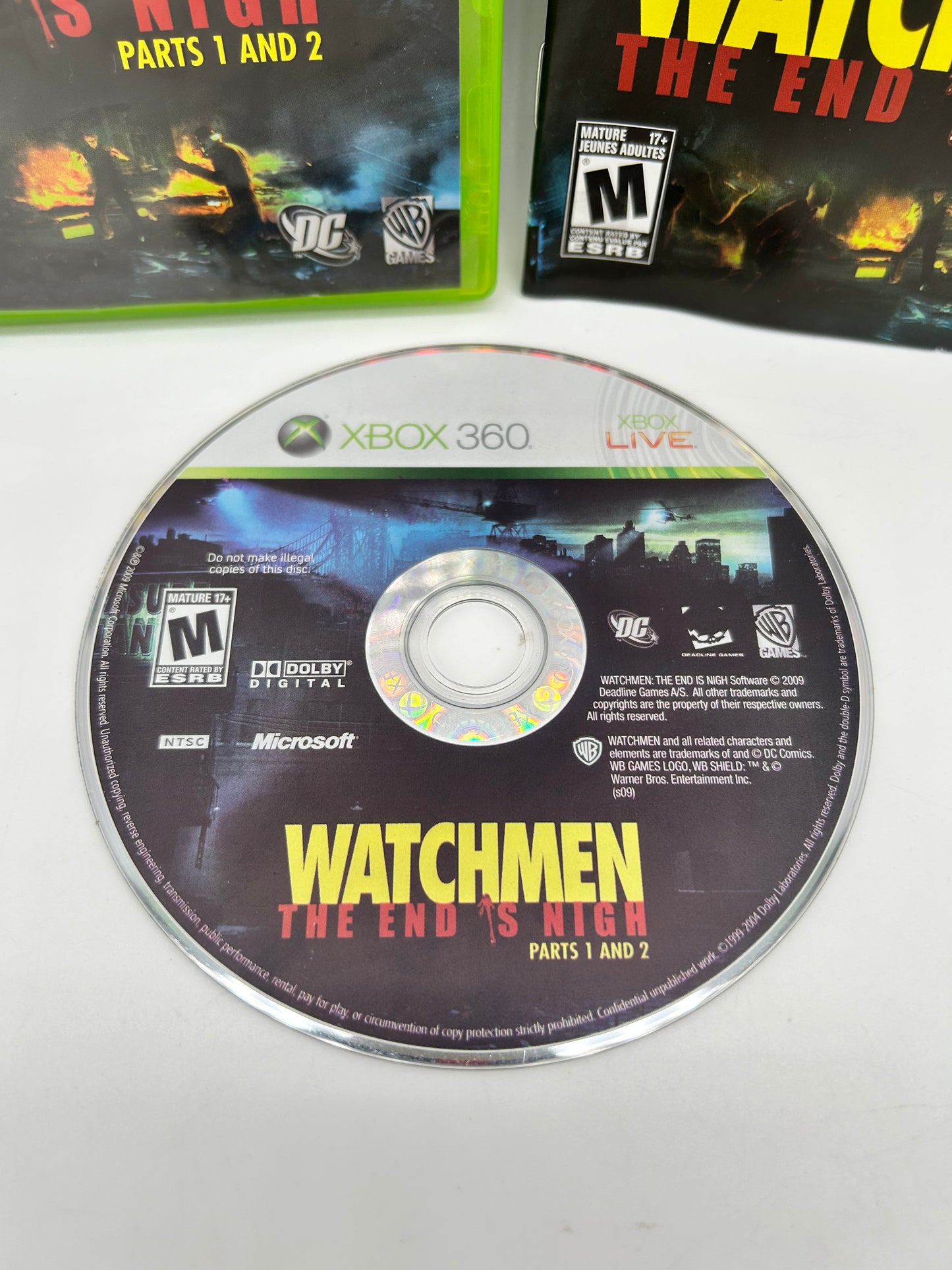 Microsoft XBOX 360 | WATCHMEN THE END iS NiGH PARTS 1 AND 2