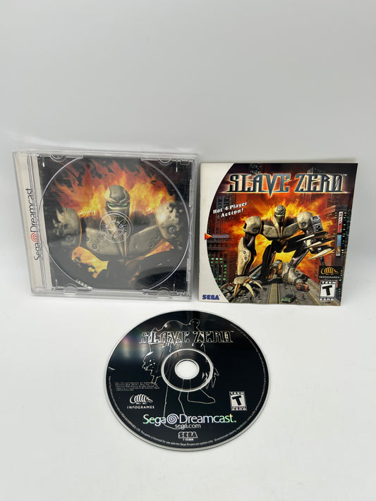 PiXEL-RETRO.COM : SEGA DREAMCAST COMPLETE (CIB) GAME BOX INSTRUCTION MANUAL NTSC SLAVE ZERO