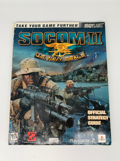 PiXEL-RETRO.COM : BOOKS STRATEGY PLAYER'S GUIDE WALKTHROUGH OFFICIAL BRADYGAMES SOCOM II 2 US NAVY SEALS